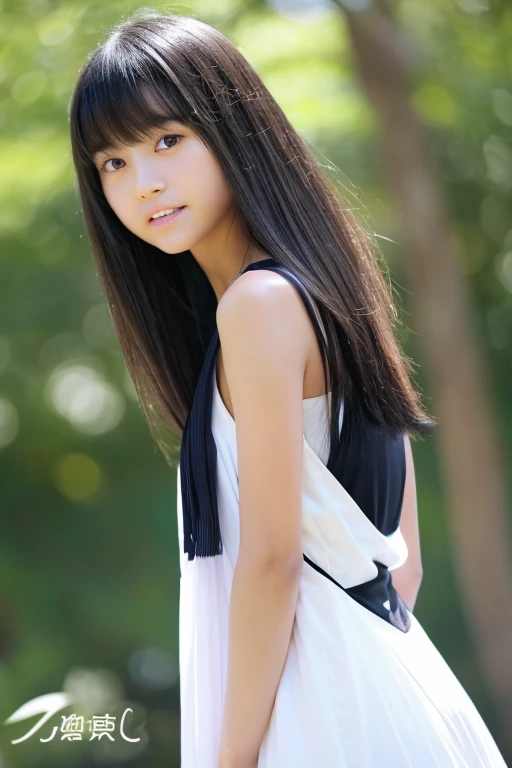 An ultra-high picture quality、Perfect Photo、Beautiful girl at 13 years old、Japan beautiful girl、Junior high school girls、light skinned、slender、Black Haired Beautiful Girl、cute little、Beautuful Women、(tiny chest)、((Nokezoru))、With bangs、sports hair、Straight hair、glares、semi long hair、(Teary-eyed)、((half-opened mouth))、Looks Back、The whole body、shoe、Calf、glute、backs、lower back、