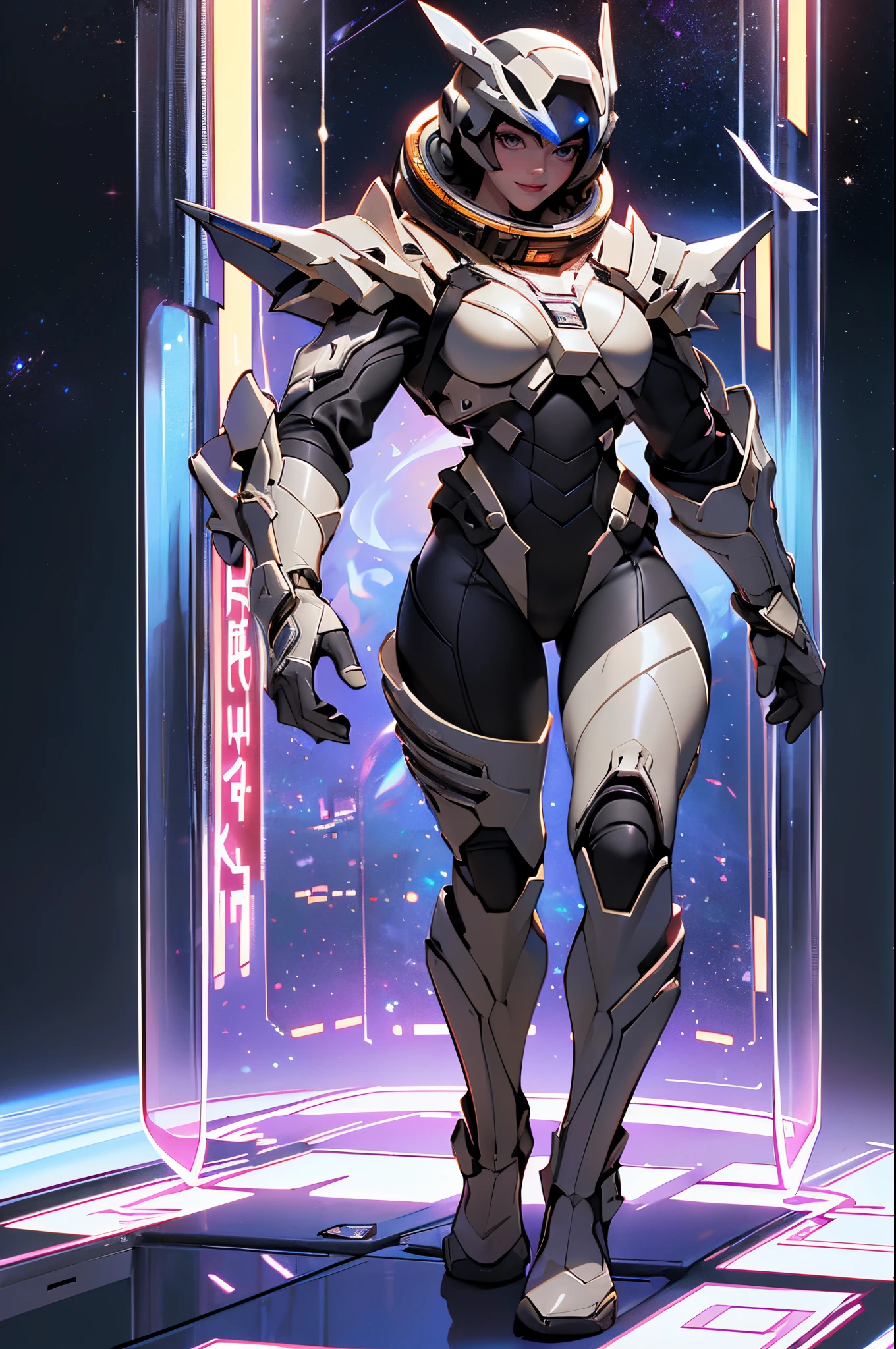 ((Sculpture design))，((full body portrait of person:1.6))，((undying))，((tmasterpiece))，【Create a LOGO based on：(femele:1.4)， (Sci-fi explorer:1.4) Wear a helmet with a hexagonal glass visor, [Style-Psycho::10], stare into the distance，Next to one (Crashed spaceship:1.2), (Space traveler:1.5)，(A MILF，熟妇，mature，big chest and thin waist，((thick thight))，long leges，)，(Enchanting figure)，(Perfect woman)】，(Computer graphic arts:1.4)， (s fractal art: 1.2)，(( 32K，A high resolution，hyper HD，))， (( Professional Quality，Perfect photography， ray traycing， perfect volumetric lighting， hight quality octane render， High quality vectors))， ((hyper-detailing:1.2，Complicated details:1.2))， ((ultra real photo，フォトリアリスティック，3 Rendering))，((epic image))，(Blind box toy style：1.6)，((simple backgound，Deep dark background:1.2，with black background))，((Detailed faces))，((詳細な目))，((Clean the skin))，（correct hand：1.6），（Complete and beautiful five fingers：1.6），（Anatomical proportions of head and body:1.6），(Anatomically correct perspective and occlusion：1.5)，（Correct anatomy：1.5），(Add a base:1.6)，(Tangled pedestal:1.6)，(Character centered:1.4)， (greg rutkovsky:0.8)，((ssmile))，