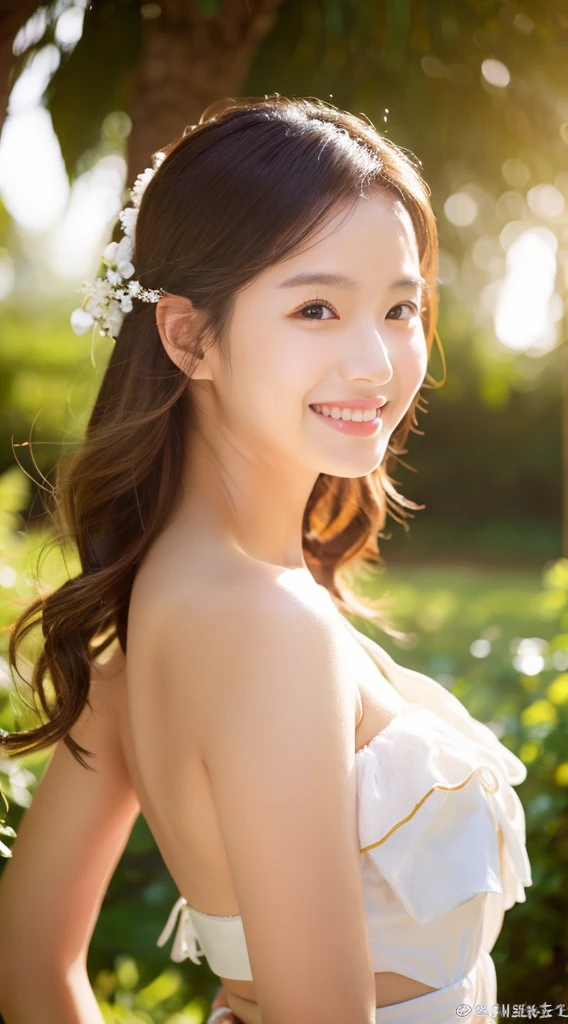 highest quality, very high resolution, (realistic:1.4), (Accurate reproduction: 1.4), big breasts, facial details, fine eyes, various hairstyles, Scapula, extreme close up, sexy camisoles, From different perspectives, shiny skin, smile,