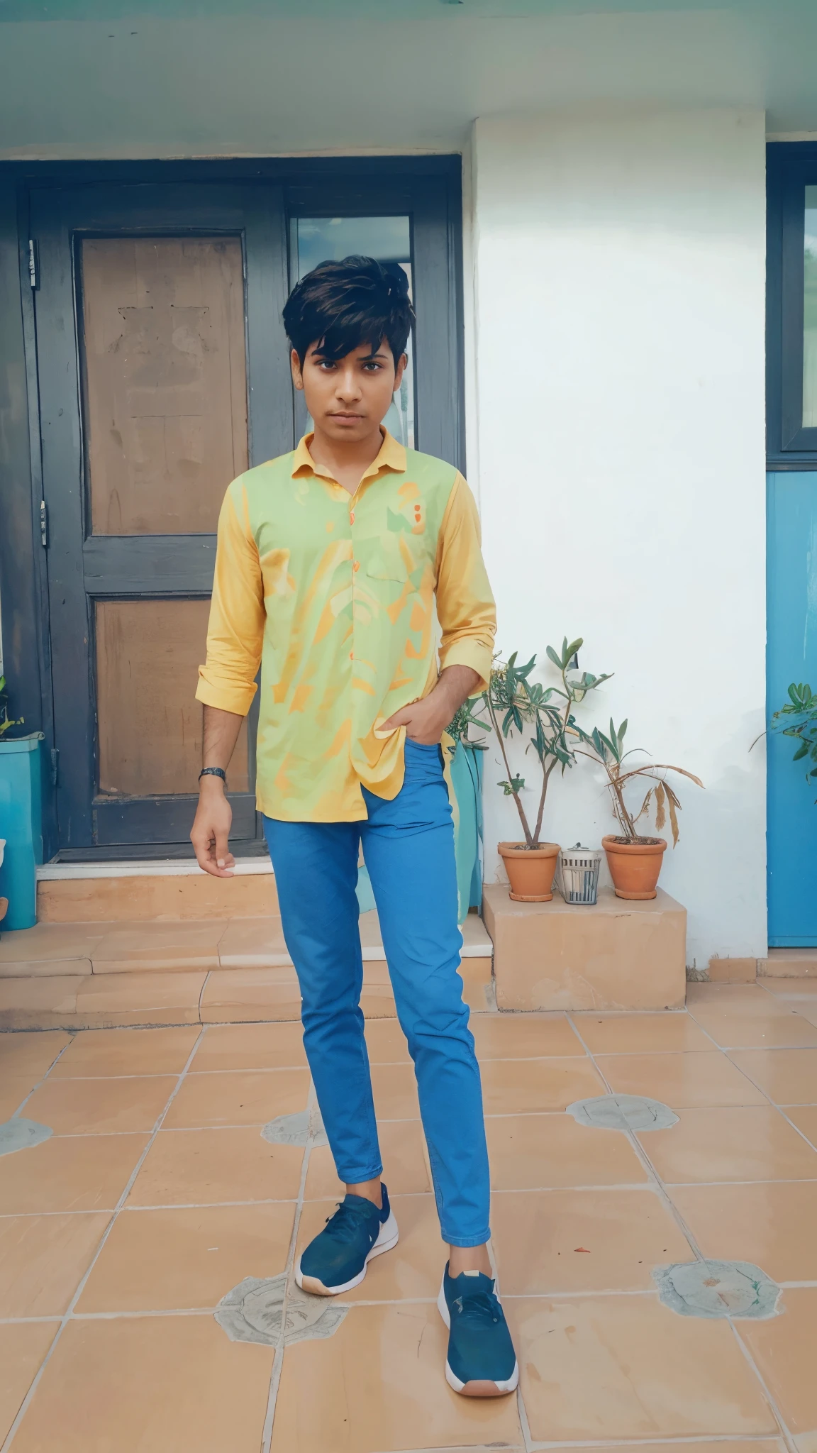 Warrior in hind