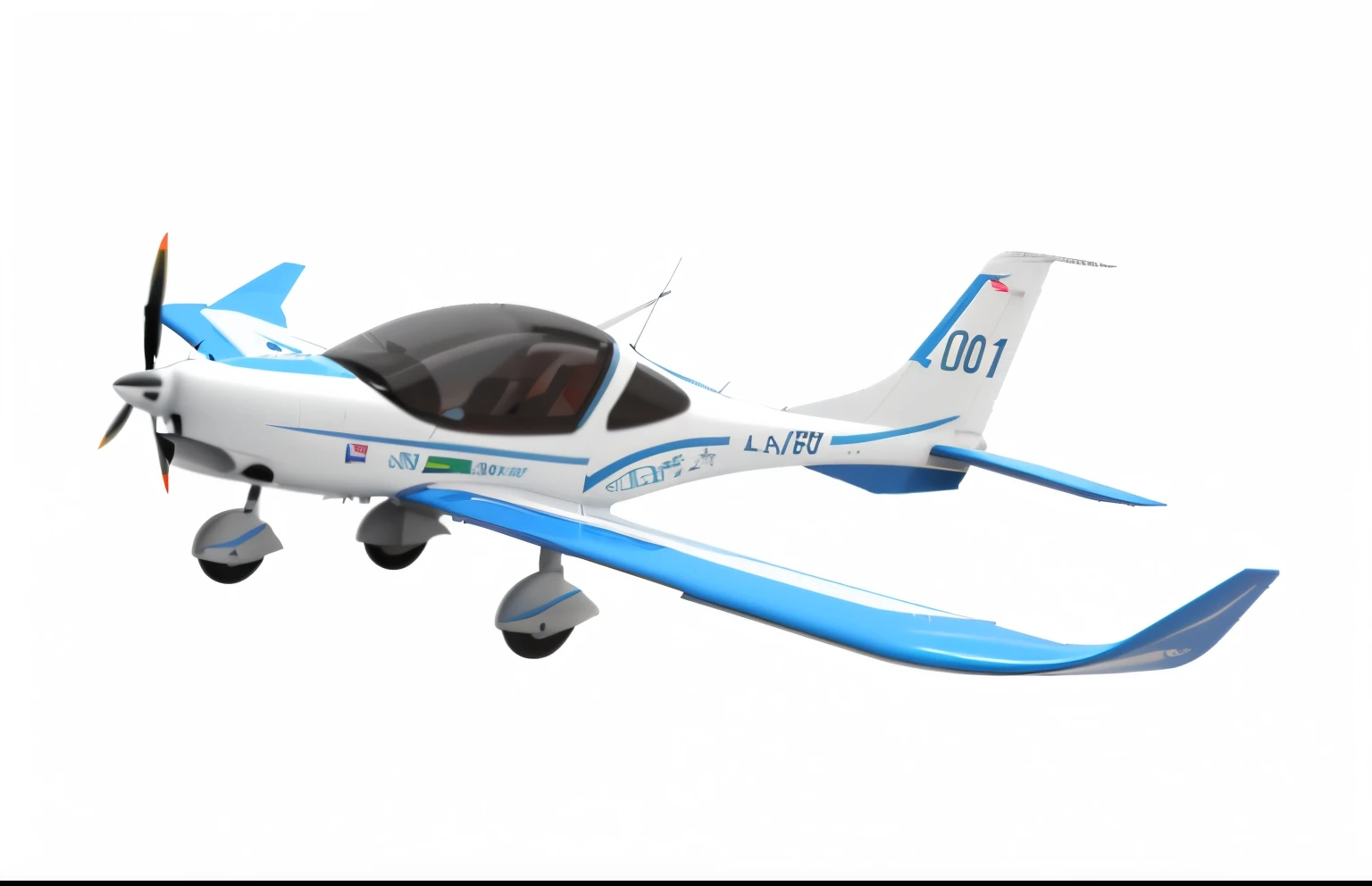 generate merry chirtmas and happy new year 2024 for the KADA lab members with the KLA 100 aircraft flying for future
