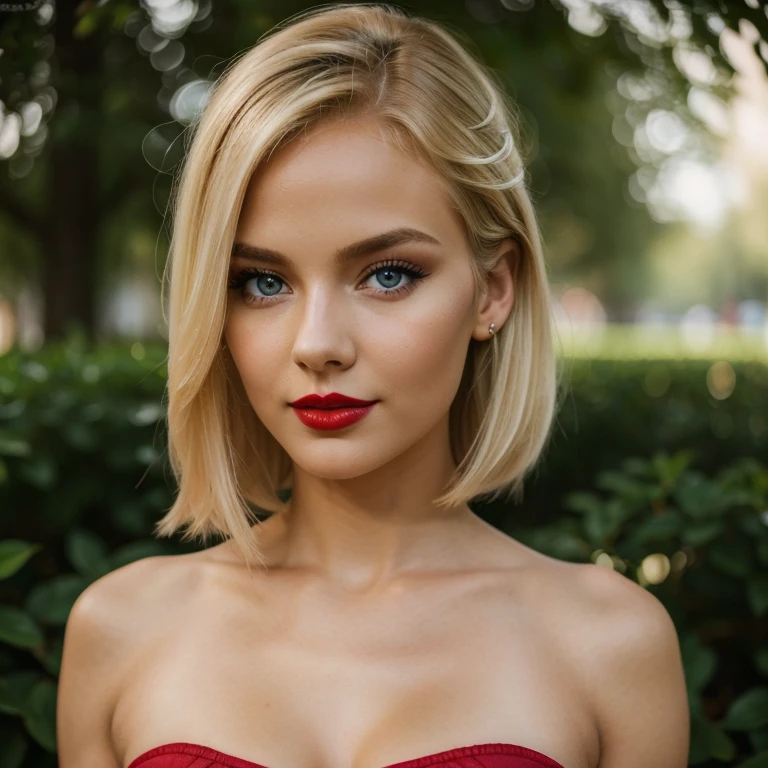 Fit blonde, perfect body, AIbeka, cherry red lipstick, 64k, makeup, full body, top-quality, hightquality, Extreme Detail Photography, Eye for extreme detail, masterpiece, extreme face details, 16k, 8k, 4K, HD, UHD, a beautiful woman, posing for a picture, looking aroused, casual, red lips, depth of field, bokeh,blonde Blue Eyes Aibeka, full body view, red cheeks