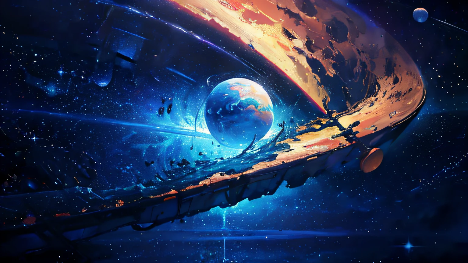 Planet drawn with musical notes and water flow, 8K Stunning Artwork, Beautiful Art UHD 4K, 4k highly detailed digital art, 4K highly detailed art, 8K high quality detail art, Digital art widescreen 8K, space art concept, 4k detailed digital art, background artwork, extremely high quality artwork, digital artwork 4k