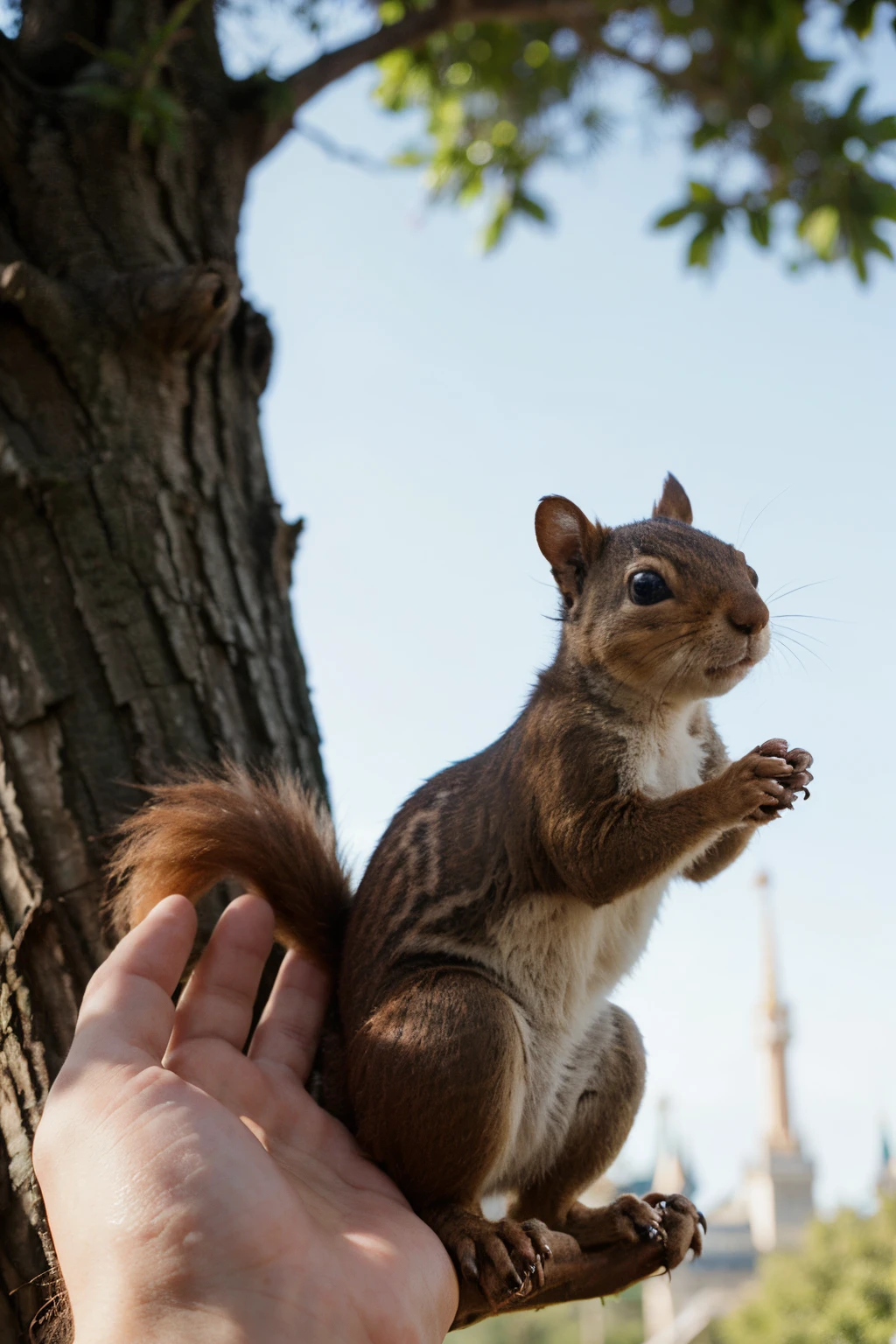 squirrel, Disney, Background white, Cartoon
