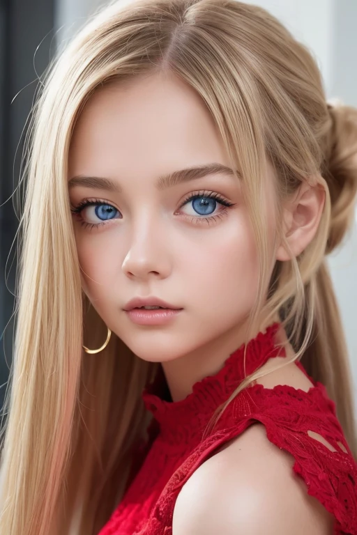 "(Best Quality,High resolution,Ultra-realistic:1.2),Detailed Focus,Realistic portraits,Delicate art,full body photography,1girl, 15yo, blonde hair, very long hair, twintails, red ribbon, blue eyes, shy, ,akizuki airi, blonde_hair, blue eyes, twintails, very_long_hair, hair_ornament red, hair_scrunchie red, big_breasts,akizuki airi, blonde_hair, blue eyes, twintails, very_long_hair, hair_ornament red, hair_scrunchie red, big_breasts, bikini, river, sand, full body, rating:explicit