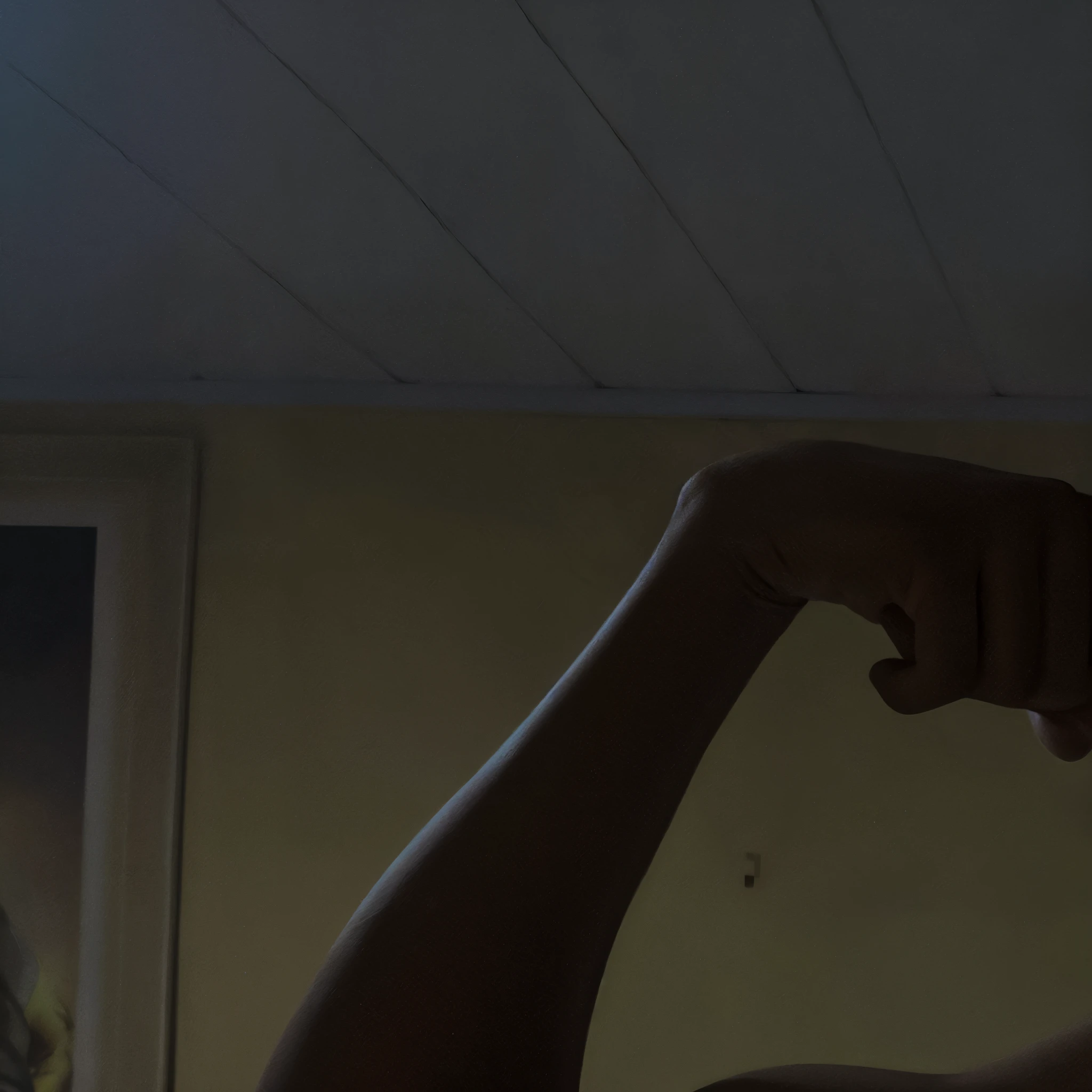 There's a man flexing his muscles in a living room, Posar e flexionar, flexing large muscles, showing off biceps, Flexionando, showing off his muscles, showing strong muscles, absurdly muscular physique, foto fit, magro, mas musculoso, magro e musculoso, Big biceps, slender and muscular build, Pose forte, Muscles, Bowed muscles;, swollen muscles, large muscles