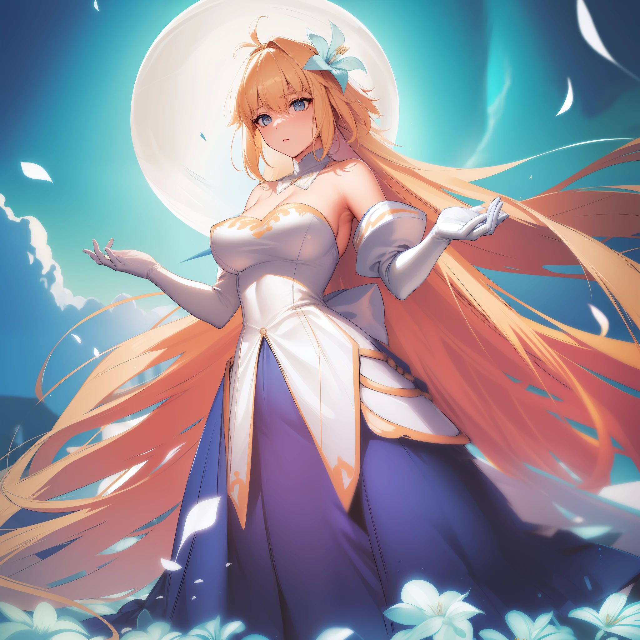 ((masterpiece)), (highest quality), (super detailed), ((very detailed)), 4k, (8K), sailor moon, long blonde hair, double ponytail, sailor moon Aesthetics, dream core,