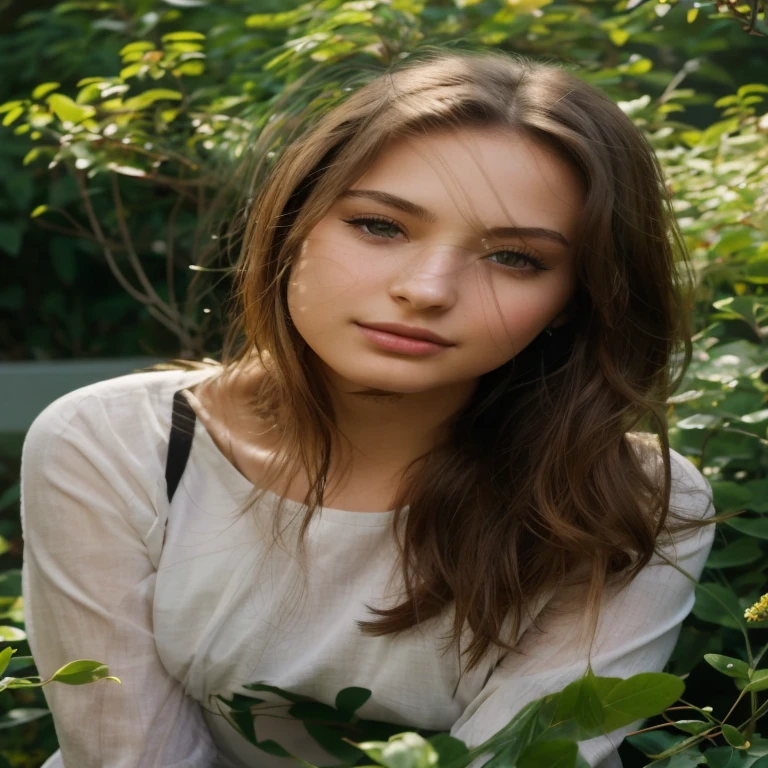 arafed woman with long brown hair and a white shirt posing for a picture, portrait sophie mudd, a beautiful young woman, cute young woman, very beautiful young woman, beautiful young girl, girl with brown hair, attractive young woman, beautiful young woman, beautiful young face, gorgeous attractive face, a cute and beautiful young woman, photo of a beautiful woman