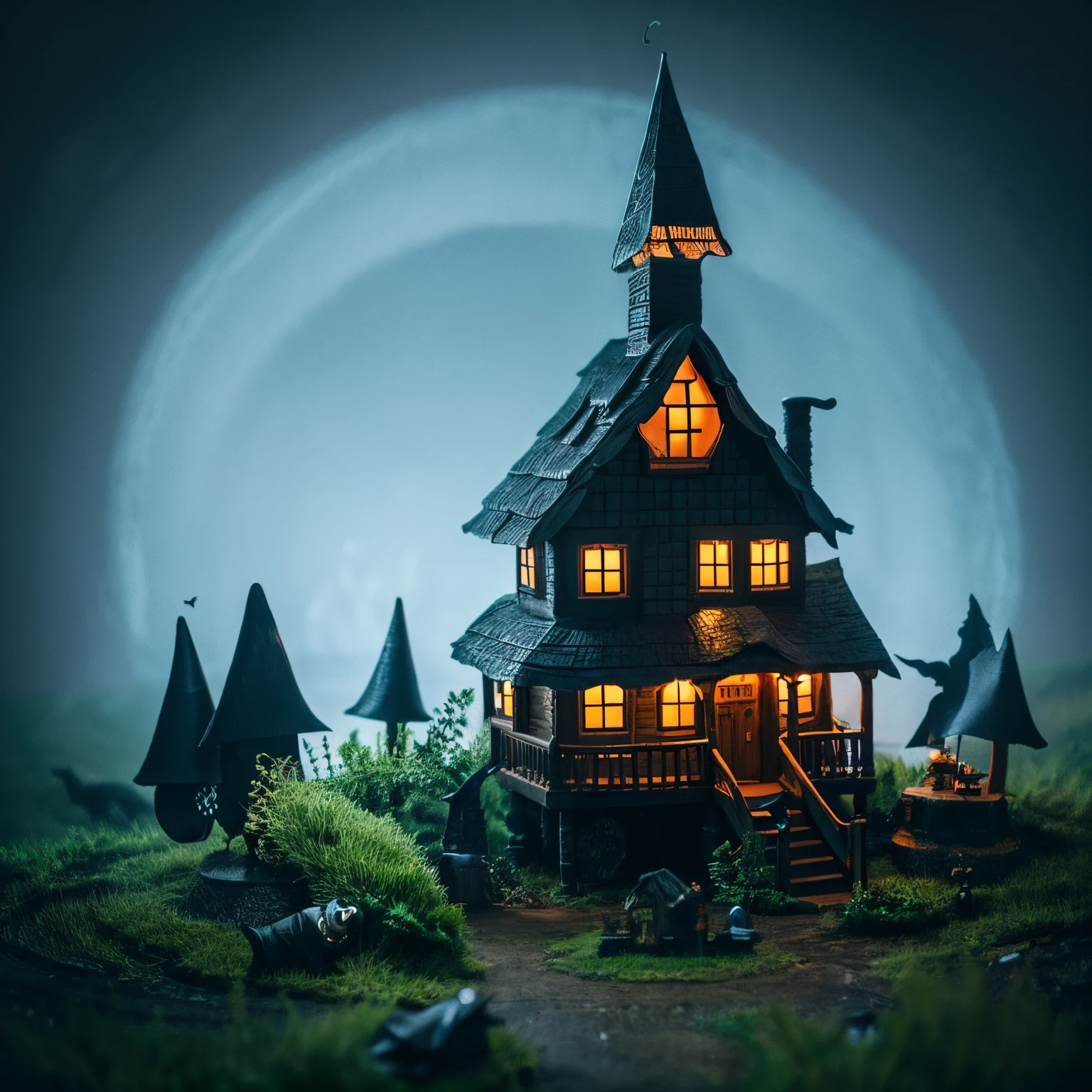 witch's house background