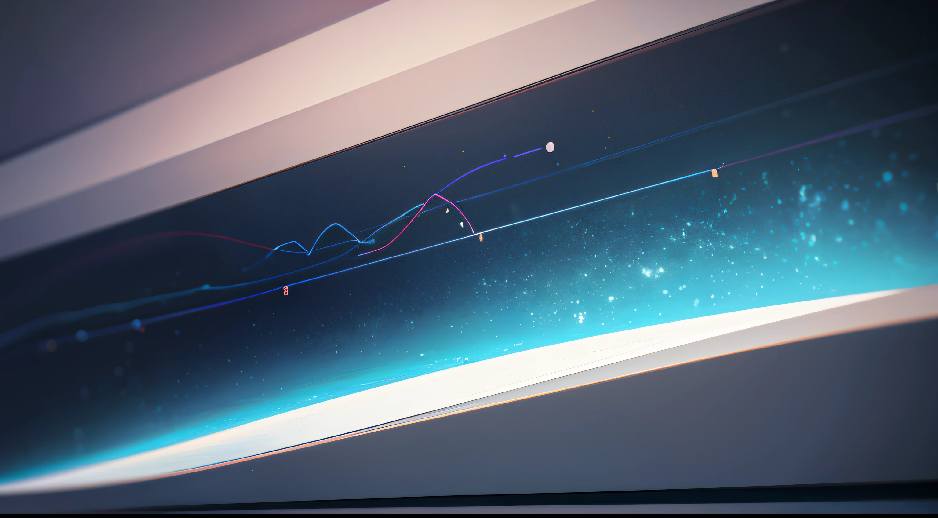 Engaging 3D visualization featuring stunning graphs、glinting