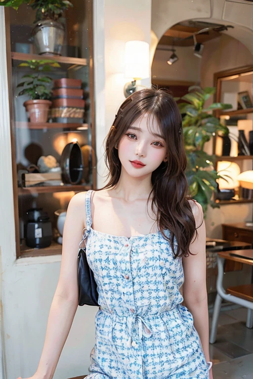 (Raw photography:1.2)、top-quality、a beautiful detailed girl、A smile、short-haired、extremely detailed eye and face、beatiful detailed eyes、huge filesize、hight resolution、8k wallpaper、finely detail、Highly detailed ticker uniform 8K wallpaper、Light on the Face、电影灯光、、Cute poses、(photorealisim:1.4)、illustratio、super detailing、Colossal tits、laying on back、all-fours、emphasis on the buttocks、Red underwear、big breast,