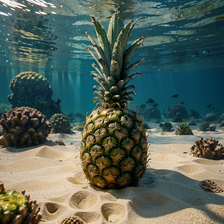 Pineapple under the sea