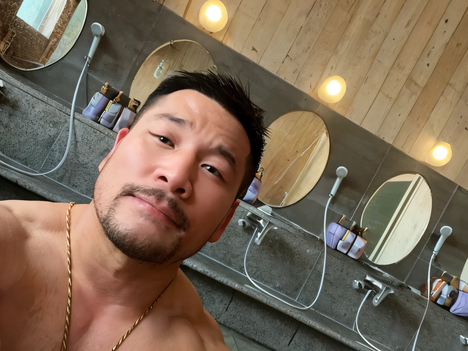 he is gay. He is very muscular and has a body like that of a professional wrestler., My crotch is swollen, Showing off your body outdoors, It&#39;s sexy, cloud castles, (Best Quality:1.3), (hight resolution:1), (Detailed:1.3), (unbelievable:1.3), (Perfect:1.3), (Perfection:1.3), (Volume Cover Art:0), (Illustration:1.3),