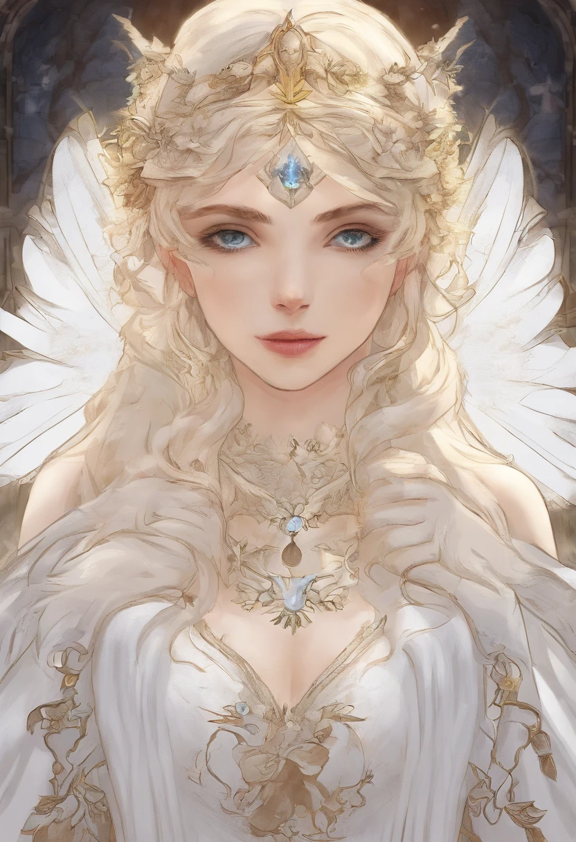 White-colored skin,coiffed blonde hair,A boy with,schoolboy,Ancient Greece,Gods,,Handsome,Heroic,big breasts beautiful,prette