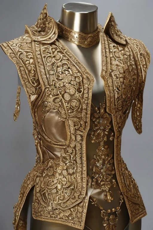 Baroque armor designs, skeleton like