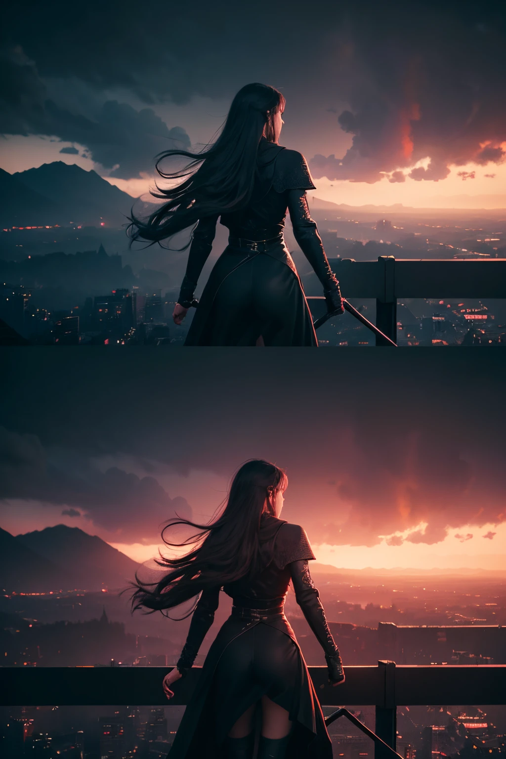 (dark magic), (grim),rose dynamic pose, action packed, by Alena Aenami,(intricate details), (hyperdetailed), 8k hdr, high detailed, lot of details, high quality, soft cinematic light, dramatic atmosphere, atmospheric perspective