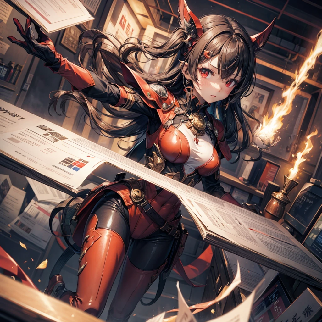 Turn red、