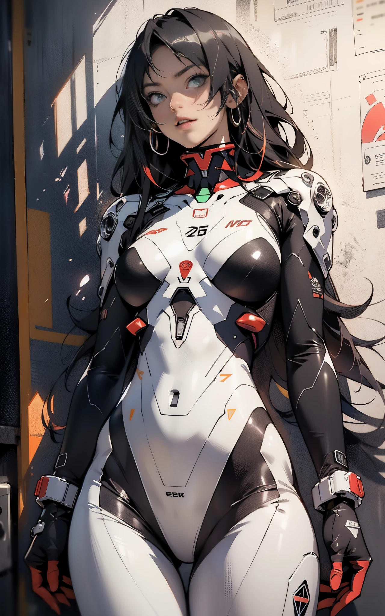 (((Adult Woman))), ((Best Quality)), ((masutepiece)), (Detailed: 1.4), (Absurd), 35-year-old adult woman with Simon Bisley-style micro thong, Genesis evangelion neon style clothing, 2-piece clothing, Long Black Hair, arm tatoo, cybernetic hands, pastel, Centered, scale to fit the dimensions, nffsw (High dynamic range),Ray tracing,NVIDIA RTX,Hyper-Resolution,Unreal 5,Subsurface Dispersion,  PBR Texture, Post-processing, Anisotropy Filtering, depth of fields, Maximum clarity and sharpness, Multilayer textures, Albedo and specular maps, Surface Shading, accurate simulation of light and material interactions, Perfect proportions, Octane Render, Two-tone lighting, Wide aperture, Low ISO, White Balance, thirds rule, 8K Raw, Crysisnanosuit,loraeyes,nijistyle