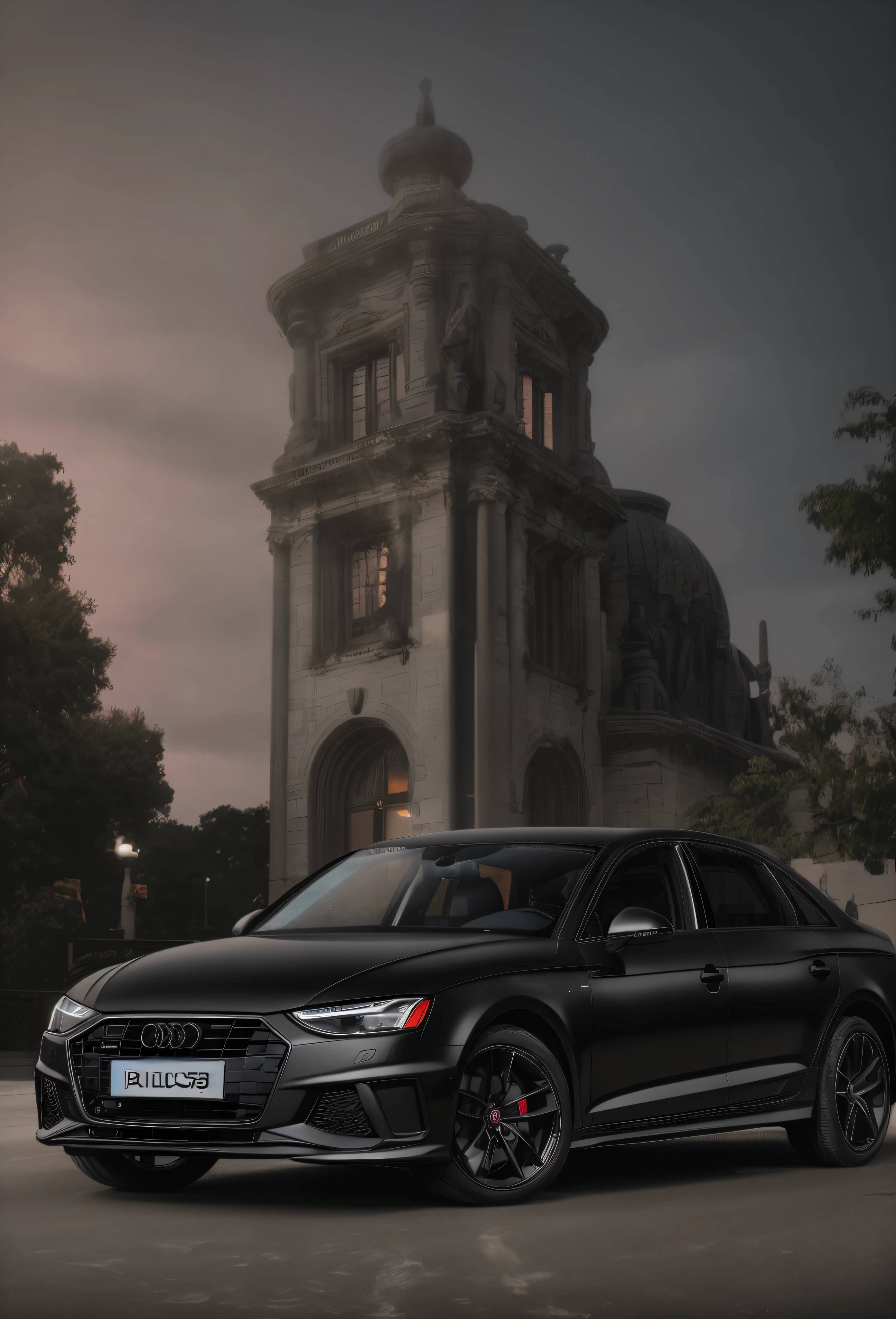 Black Audi car parked in front of a large building, Shot with Canon eos r 5, shot with Canon EOS R5, shot on sony a 7 iii, Shot with Sony alpha 9, vehicle photography, auto photography, 🤬 🤮 💕 🎀, Shot with Canon eos 5d mark IV, shot with sony alpha 1 camera