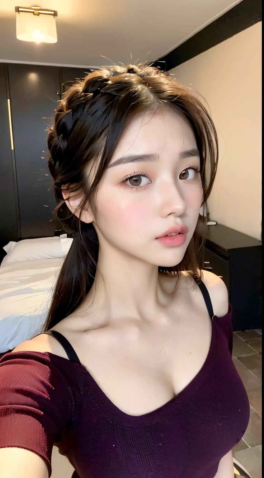 (((Top Quality, 8k, Masterpiece: 1.3)), 1 Girl, Beauty with Extreme Beauty, Ultimate Beauty, Erotic, girl named lucy, cuty lucy, Beauty with Emphasized Slim Abs: 1.3, (Casual Hairstyle, Super Big: 1.2),1.2, Interior, Ultra Detail Face, Delicate Eyes, Double Eyelids, ((Best Quality, 8K, Masterpiece: 1.3)), 1 Girl, (Casual Hairstyle, Larger Breasts:1.2), named lucy, teen, fit teen: 1.1, Plump, ultra-fine face, sexy plum ass, Fine eyes, Double eyelids, Shame: 2, big plum ass,fit girl,lazy outfit, self taken,knee high socks, pureerosface_v1, ulzzang-6500-v1.1