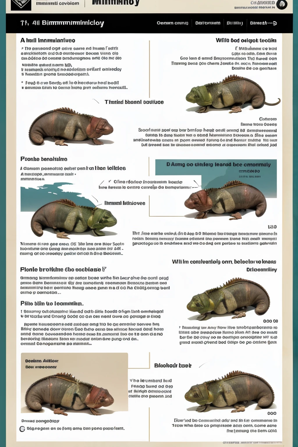 . Chameleons zeylanicus biomimicry poster in the age between 13 to 16 in the A0 size paper. details in english language