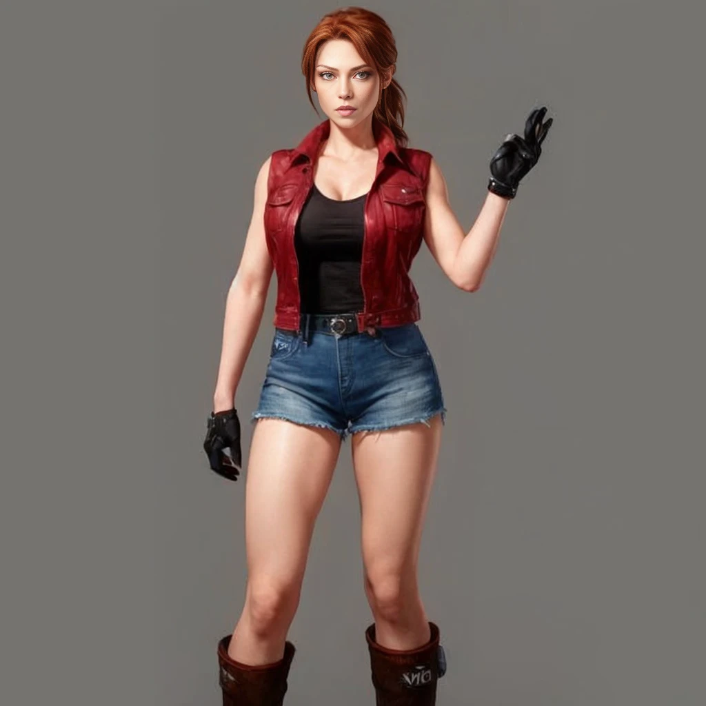 (Claire Redfield:1.1), (perfect facial features:1.1), (belos olhos detalhados, beautiful detailed lips, olhos e rosto extremamente detalhados, long eyelashes), (fotorrealista:1.37), (ultra-detalhado, Realistic), (retrato, horror), (vivid colors), (studio lighting), (tons de cores sutis), (foco nítido), (Bokeh) Textura ultrarrealista