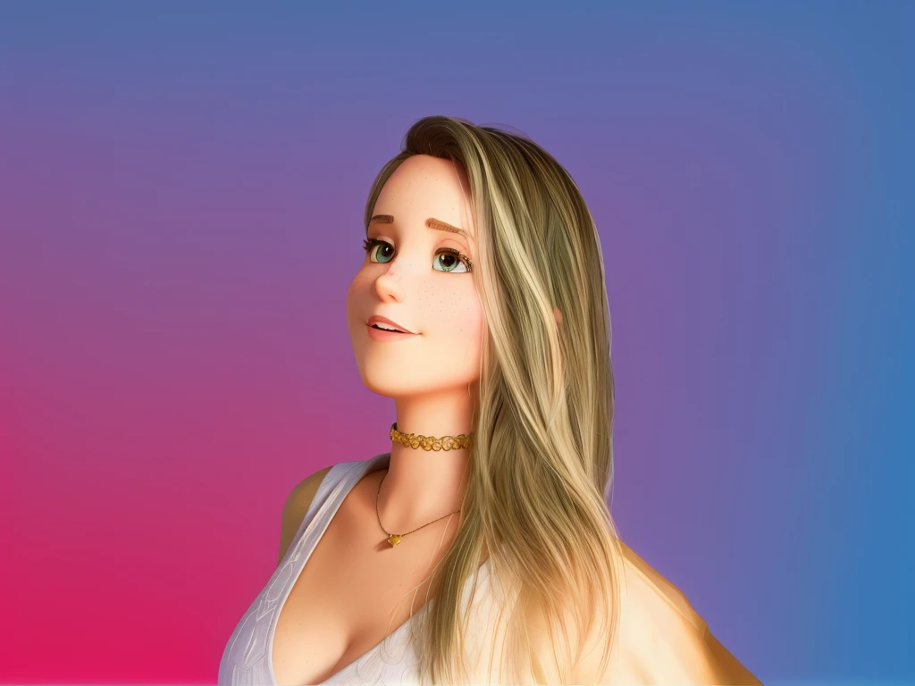 Disney Pixar estilo mulher, alta qualidade, best quality