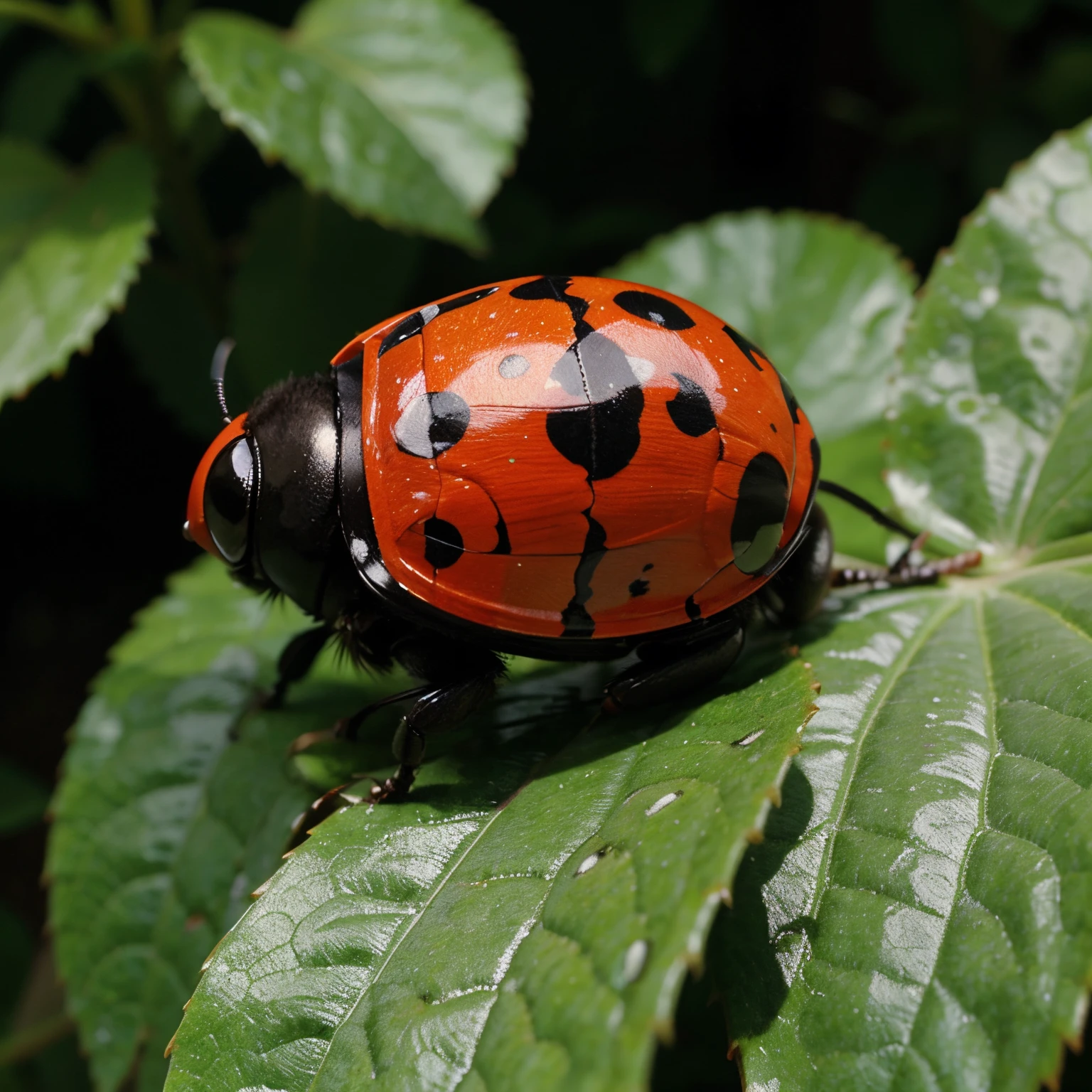 A sad ladybug