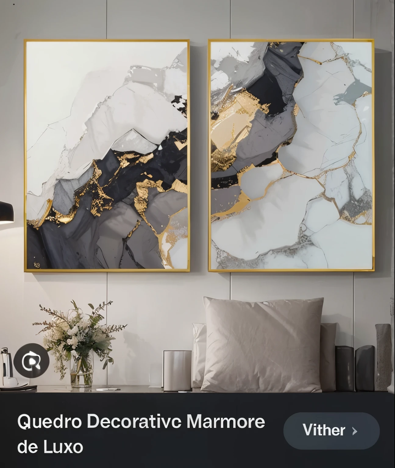 Crie imagem 2d, ultra definida, bille, luxuoso, branco e dourado