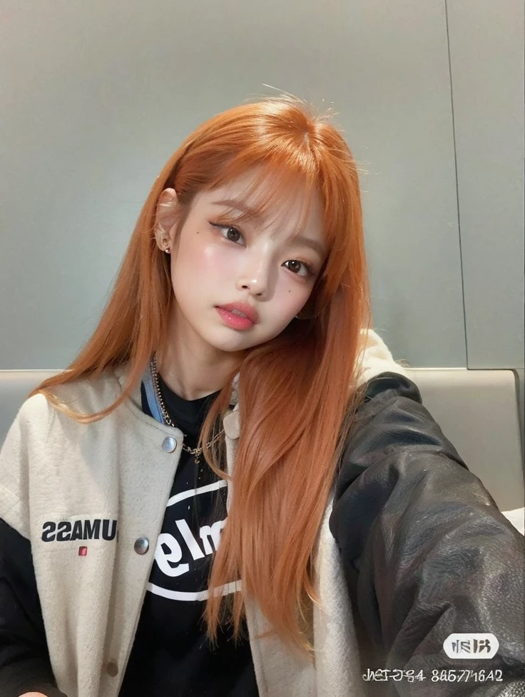 Jennie blackpink pelirroja