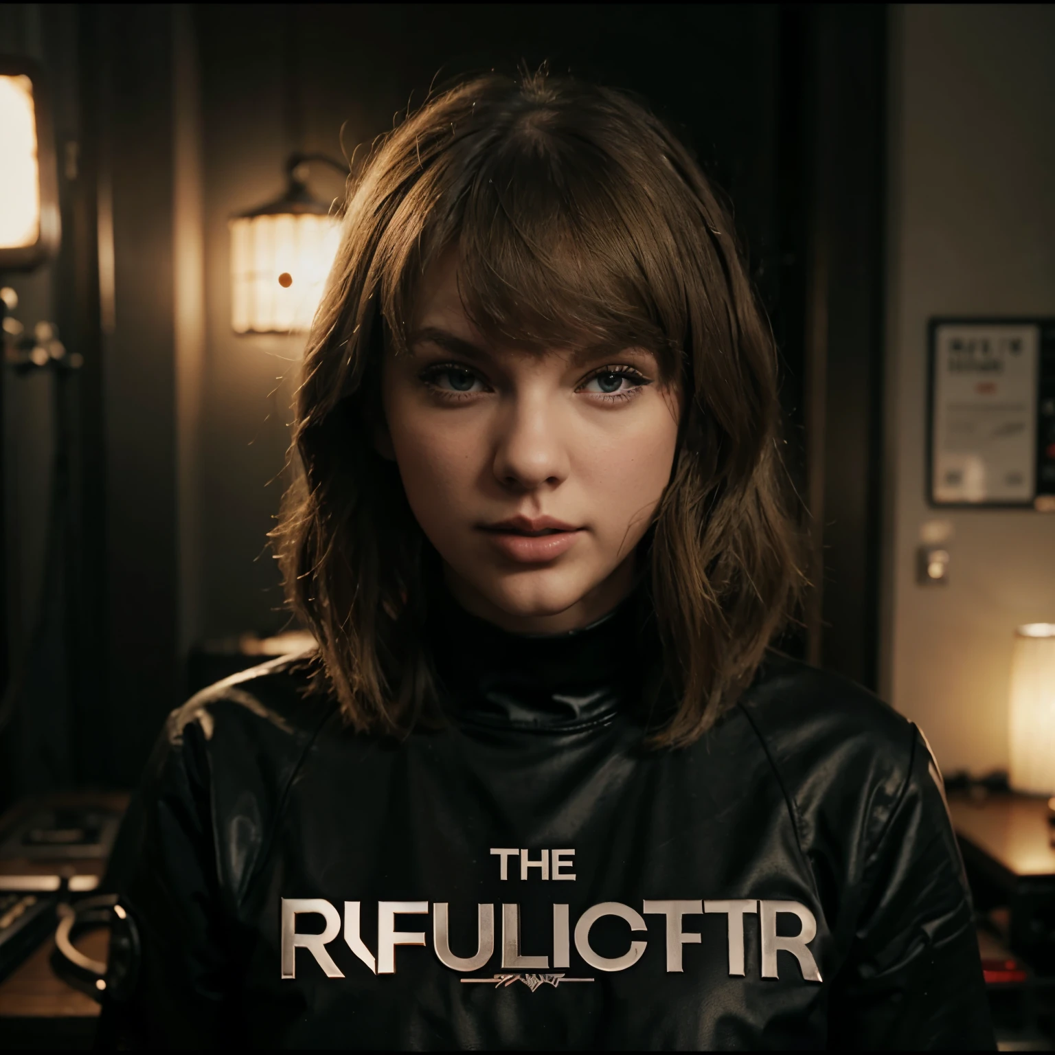 Make an album cover for reputation tv by taylor swift