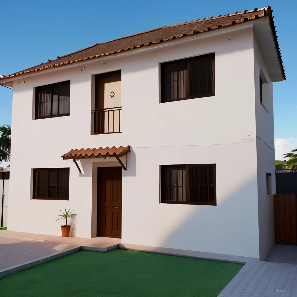 Casa em chamas