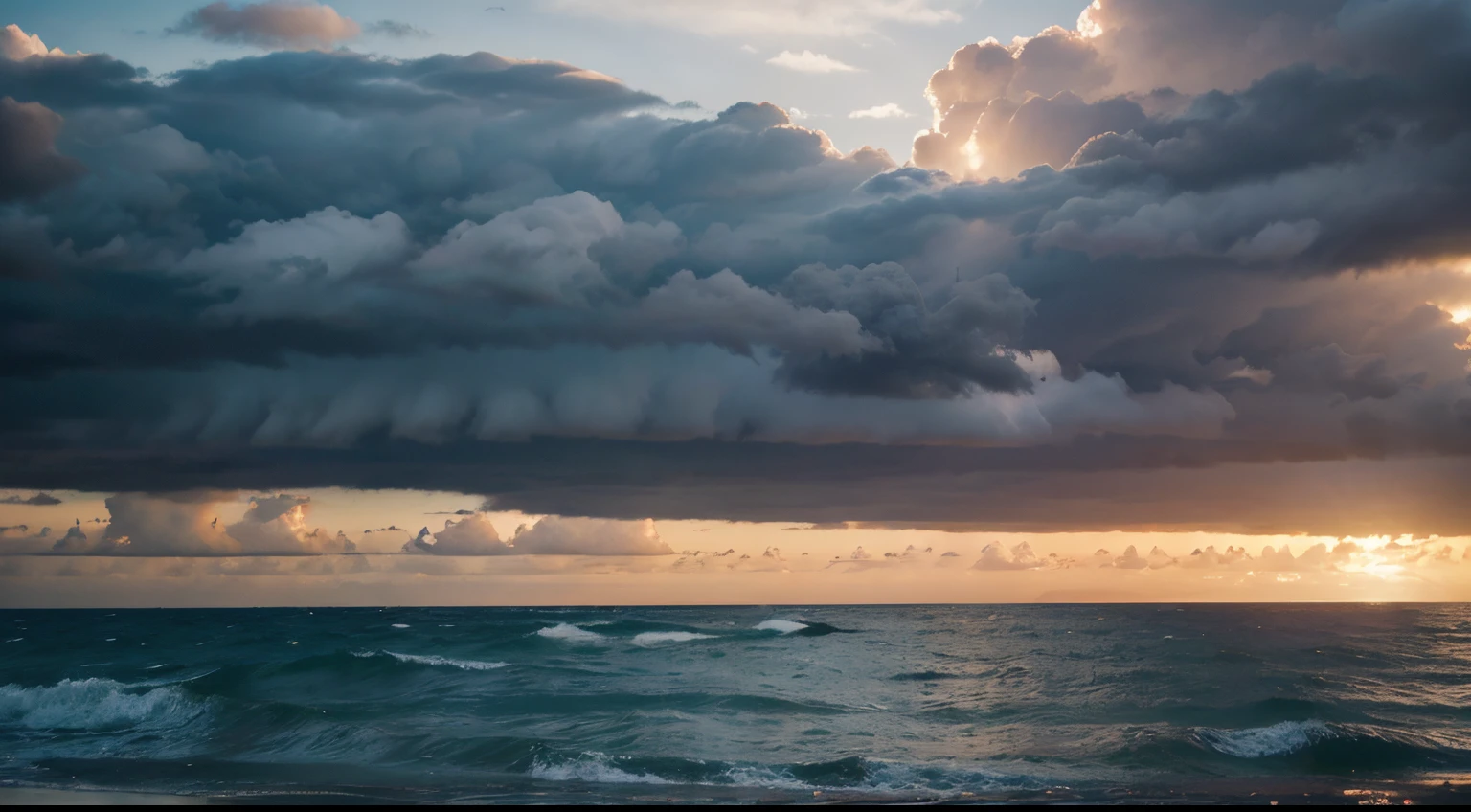 A dark cloud forming in the sky, symbolizing the impending danger and the battle to come. RAW photo, small details, photorealistic, ultra-realistic photo, 8k uhd, dslr, soft lighting, high quality, grain film, Fujifilm XT3, (masterpiece). --auto --s2
