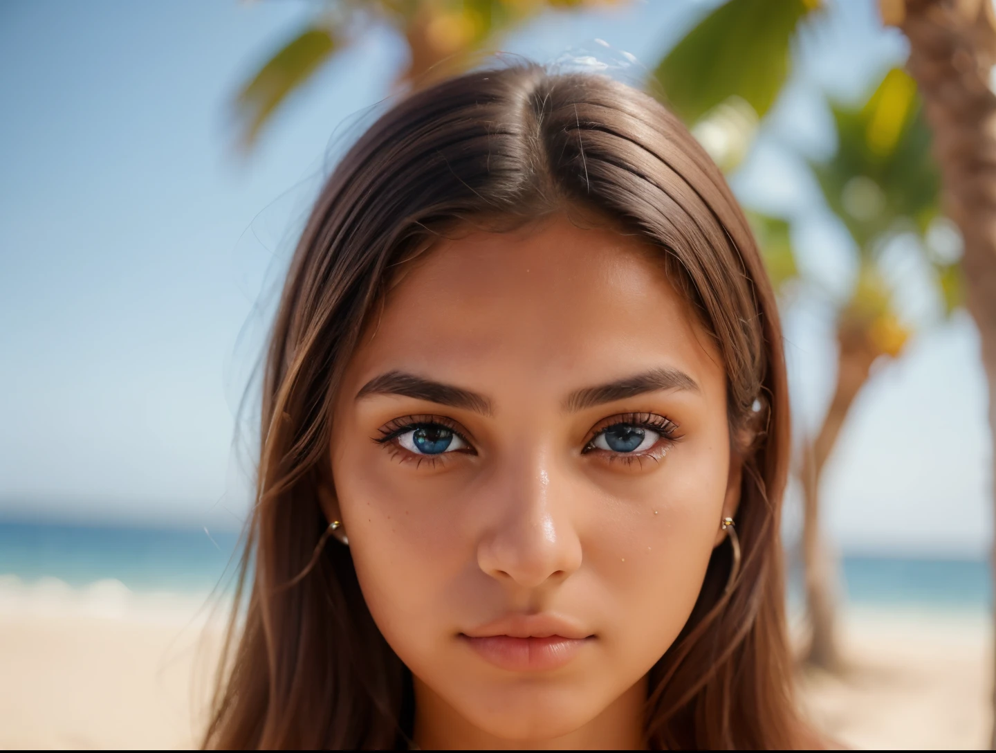(melhor qualidade,8k,ultra-realista:1.2),close-up de uma mulher loira, retrato adolescente hiper-realista, olhos azuis, Estudante realista com franja, ultra-detalhado, looking-into-camera