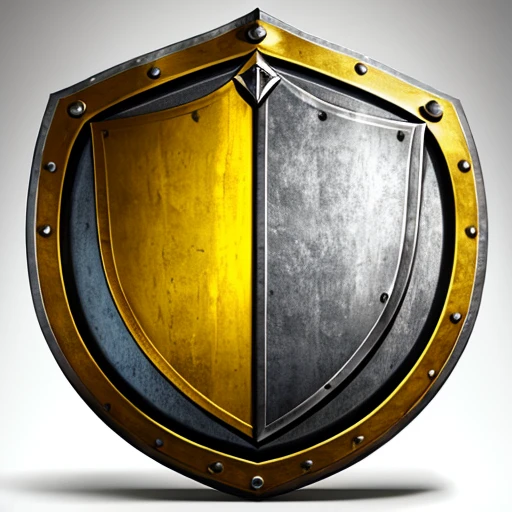 yellow medieval shield