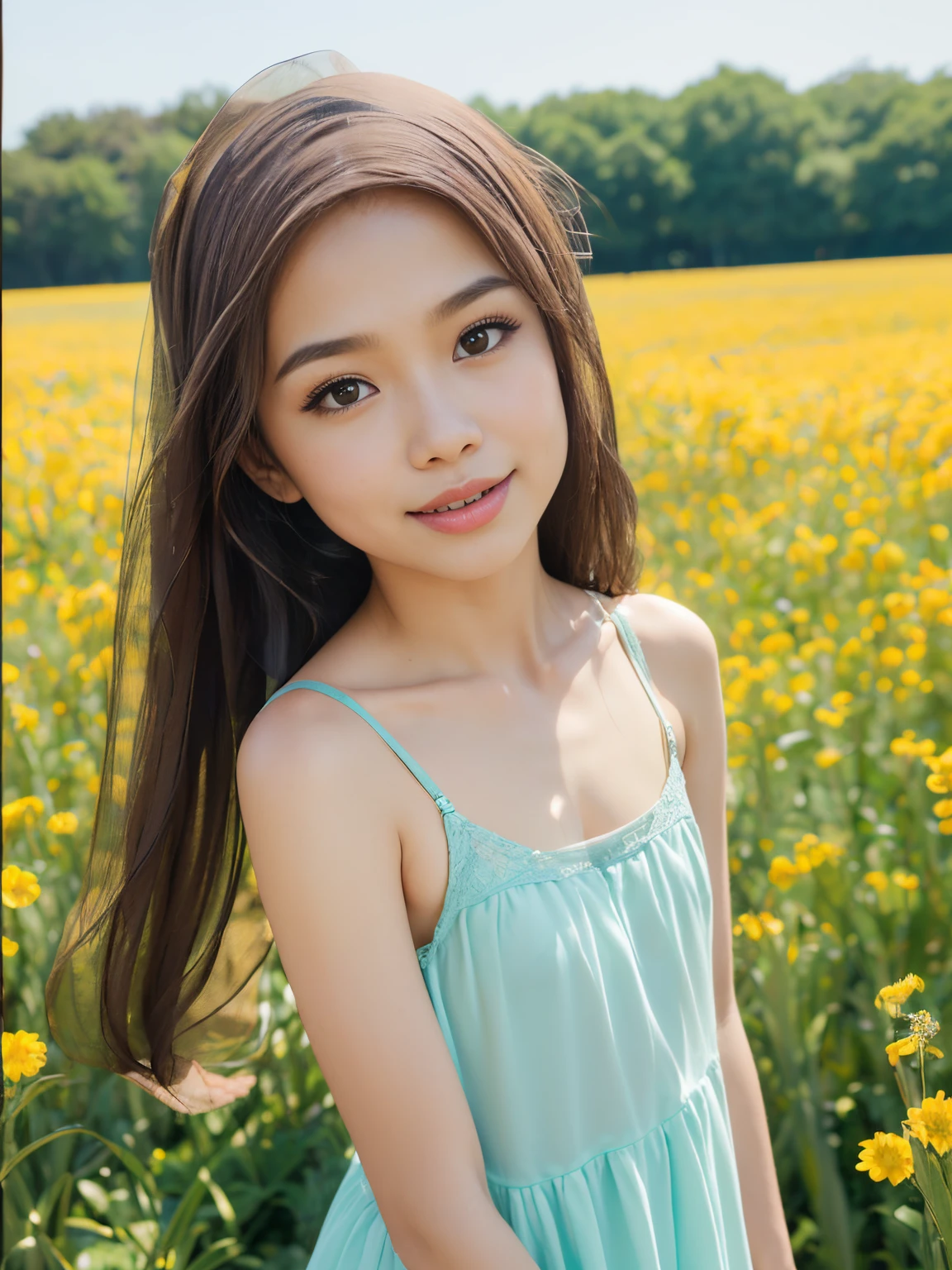 (((HIJAB MALAY GIRL))), top-quality、masterpiece、Surreal、((childs room))、((Stuffed animals are on display.))、gymnastic suit、japanes、Pupils、tiny girl、The appearance of the child、Height 140cm、hi-school girl、small body of a child、streaks、Thin leg、独奏、Sunlight、Human Realistic Skin、Glossy skin、a picture、full bodyesbia、(((HEAVY BOOBS))), (((Open mouth))), (((YELLO LACE HIJAB ))), (((HUGE NIPPLES))), ((( HEAVY NIPPLES))), (((HUGE BUTT))), ((( TRANSPARENT YELLOW LACE LINGERIE))), (((YELLOW BRA))), (((YELLOW PANTIES))), (((YELLOW LACE))), (((LONG NIPPLES))).