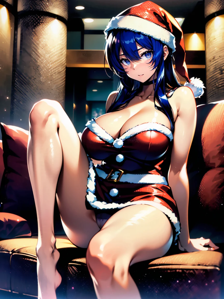 (top-quality,High resolution,(Ultra high definition,4K), (超A high resolution,in 8K),masutepiece:1.2), (Perfect Anatomy,Anatomically accurate), (Angle from below), (Soft lighting, 光线追踪), (((Sitting on a sofa in the lobby of a luxury hotel, legs wide open))), (Two cute high school girls), High-definition beauty face, (santa claus), Cute panties, ((Cosplay costumes)), (Crisp double eyelids), (fascinated expression),(Large breasts:1.3),(Soft skin), (Photorealistic), (Glowing skin), (colourful hair)