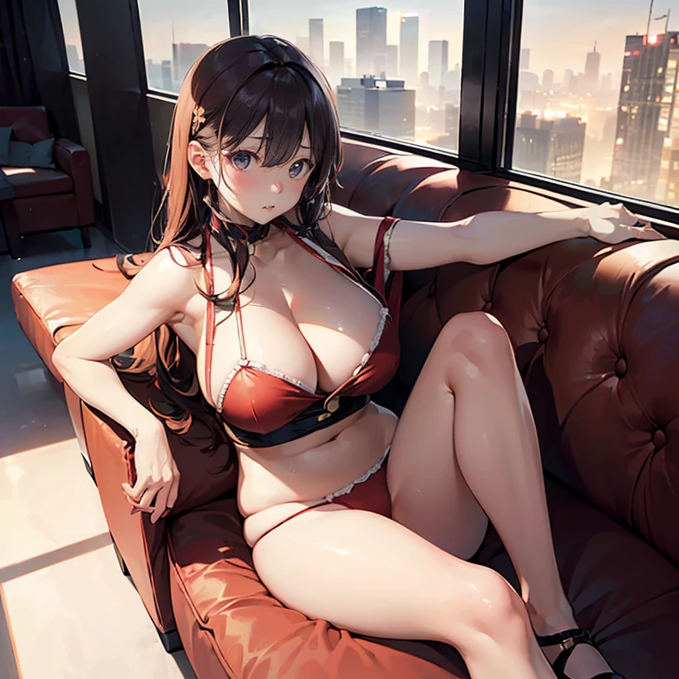 (top-quality,High resolution,(Ultra high definition,4K), (超A high resolution,in 8K),masutepiece:1.2), (Perfect Anatomy,Anatomically accurate), (Angle from above), (Soft lighting, 光线追踪), (((Sitting on a sofa in the lobby of a luxury hotel, legs wide open))), (Two cute high school girls), High-definition beauty face, (santa claus), Cute panties, ((Cosplay costumes)), (Crisp double eyelids), (fascinated expression),(Large breasts:1.3),(Soft skin), (Photorealistic), (Glowing skin), (colourful hair)