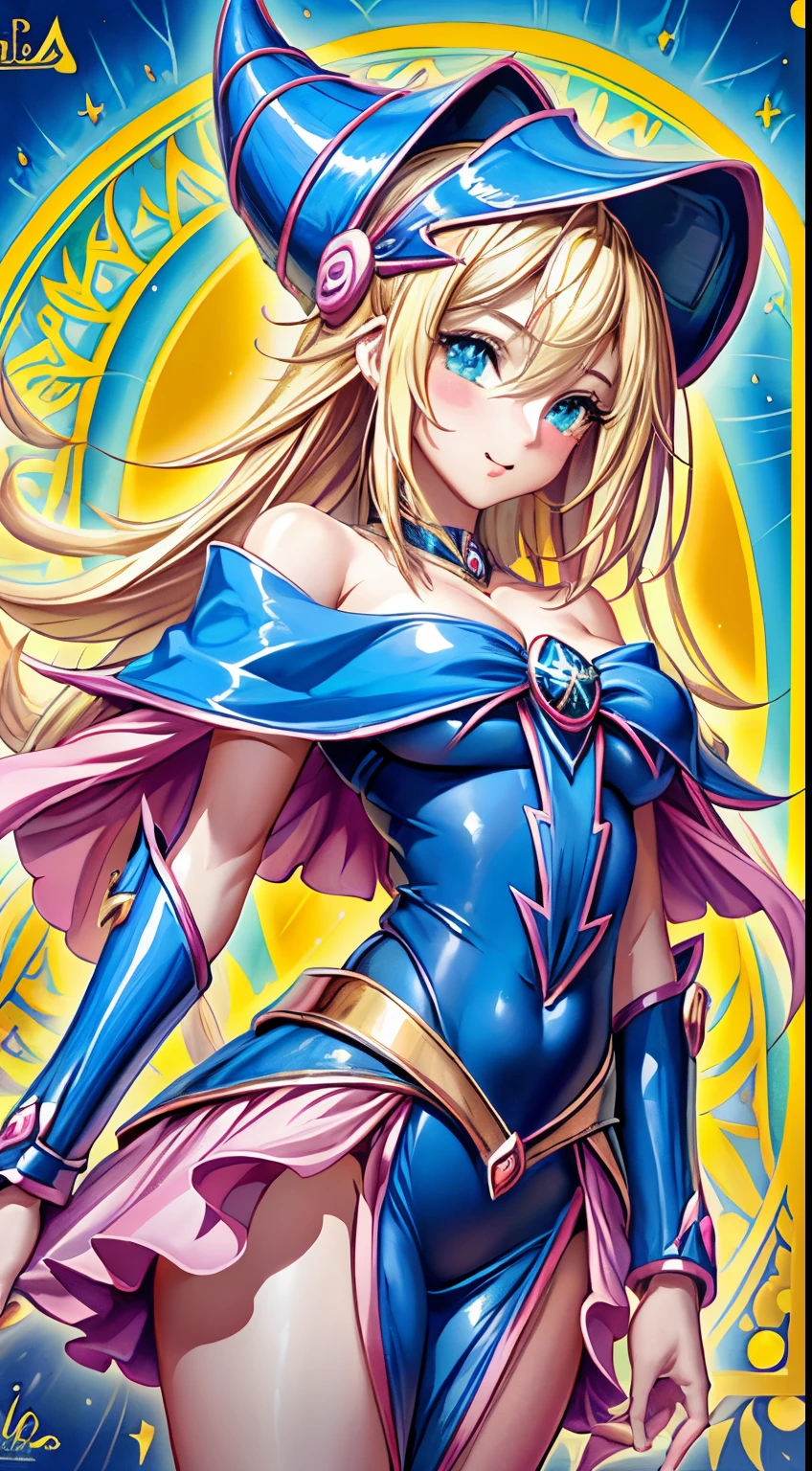 (obra maestra, calidad superior, mejor calidad, arte oficial, Beautiful and Aesthetic: 1.2), (1 niña dark magician girl), detalle extremo, (arte fractal: 1.3), colorido, the most detailed