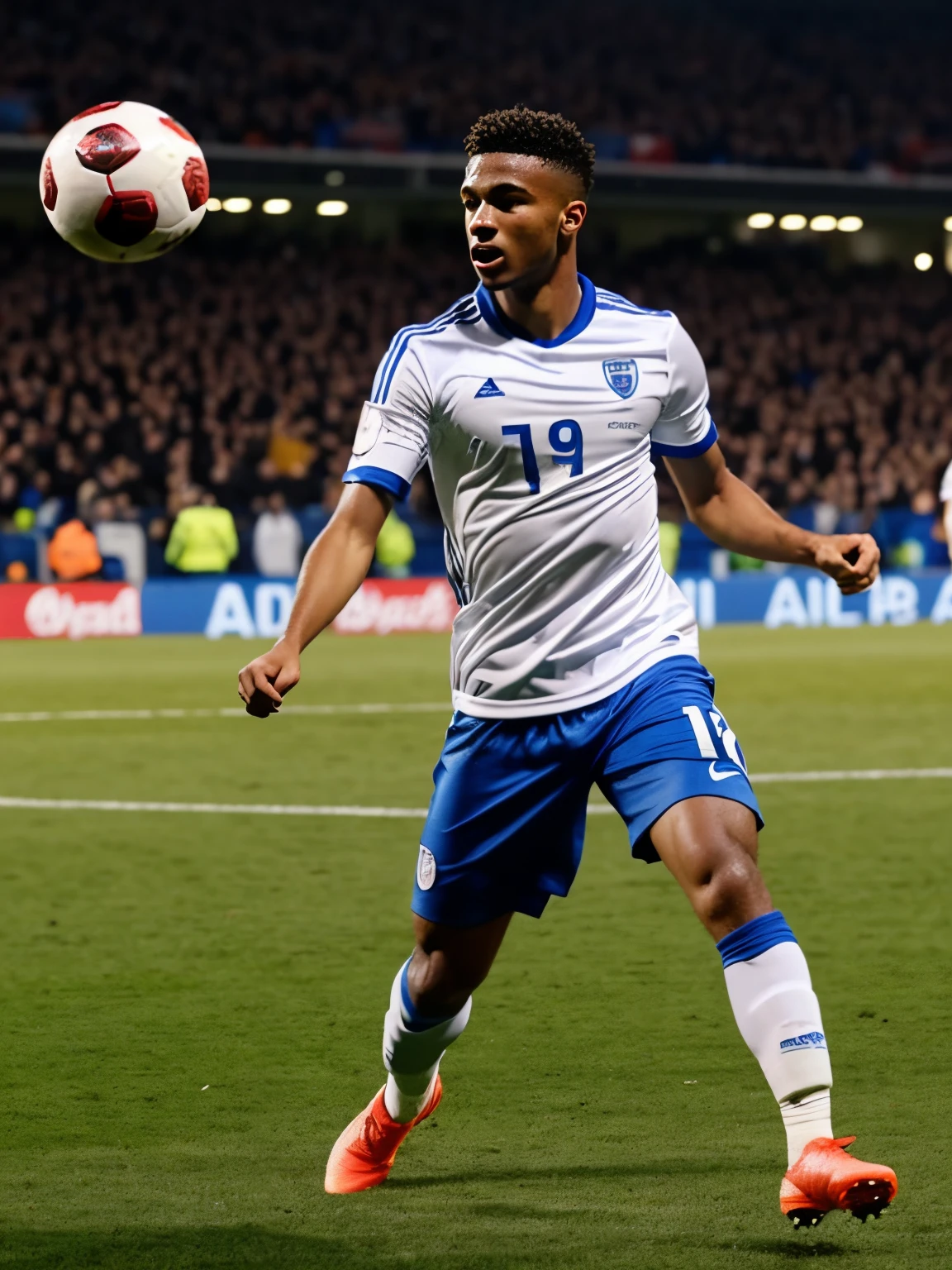 Homem Soccer Player in Championship