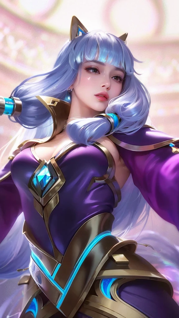 (8k, RAW photo, photorealistic:1.25) ,( lipgloss, eyelashes, gloss-face, glossy skin, best quality, ultra highres, depth of field, chromatic aberration, caustics, Broad lighting, natural shading,Kpop idol) looking at viewer with a serene and goddess-like happiness,