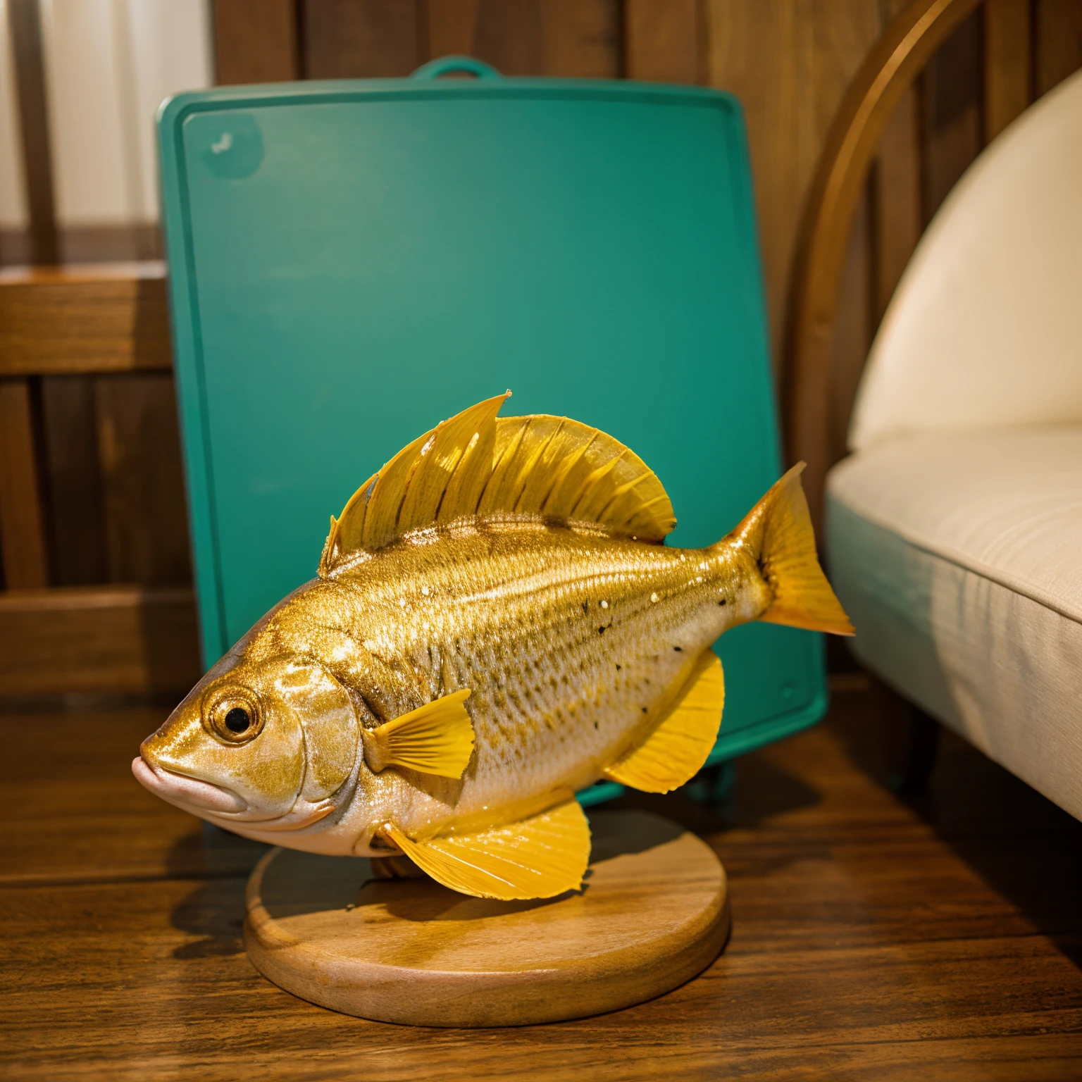 Fish in tan gram