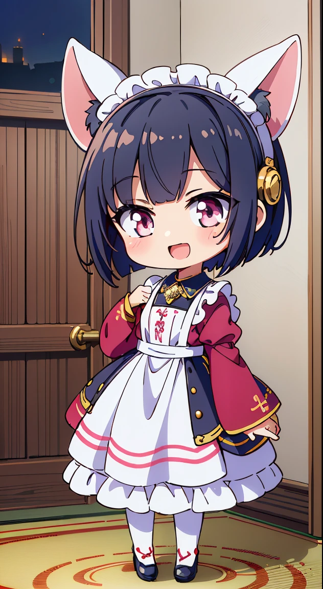 (masutepiece, Best Quality, Perfect Anatomy, High quality:1.4), nice hand, Perfect hands, Detailed beautiful hands, Large_filesize, fulcolor, hight resolution, symmetric, exceptional, Best aesthetic, newest, Anime, very beautiful detailed body、The hair、faces、The eye, (Chibi, Full body:1.6),
BREAK,
Beautiful Girl, ( girl), Very detailed, colourfull, highest details, 1 beautiful girl, Solo,(Cute:1.5),(Chibi:0.8), (kawaii:1.5),(Lori:0.5),(girl, Cute, Cheerful, Loli face, slightly bulging chest),(A dark-haired,Disheveled short bob,tareme,Pink eyes:1.55),(sano,A smile,Bad face:1.2), (White rabbit ear headband:1.2),Shiny skin,Clear skin, Beautiful skin,(best quality face),(Top quality glowing eyes), (The best smile,Doya face:1.45), BREAK (Pink Theme:1.4), (Gold thread embroidery on hem:1.6)
((caregiver theme:1.4)), Collar, Ruffled, Catsuit, Cuffs,(ruffle blouse romantic:1.4),,(White Maid Clothes:1.3),(Gold thread embroidery on hem:0.6),(medieval gothic style:1.2),(crossed strings:1.4),(Long skirt:1.4),long sleeve break,(morning), inside in room,Gothic bedroom, a canopy bed,huge window,naked girl poster,coke,on back, tusk, Open mouth, Looking away,depth of fields,
BREAK,wakame,wakame,wakame,(Cowboy Shot:1.4),
BREAK,(Blurry background:1.3),(absurderes, hight resolution, Super Detail Art),cel shading,Clear Color, Lonely optical effect, Beautiful pictures, Bright glow, mystic atmosphere,(Close-up of girl:1.1), Mystical light particle effect,manga influence, clean line drawings,