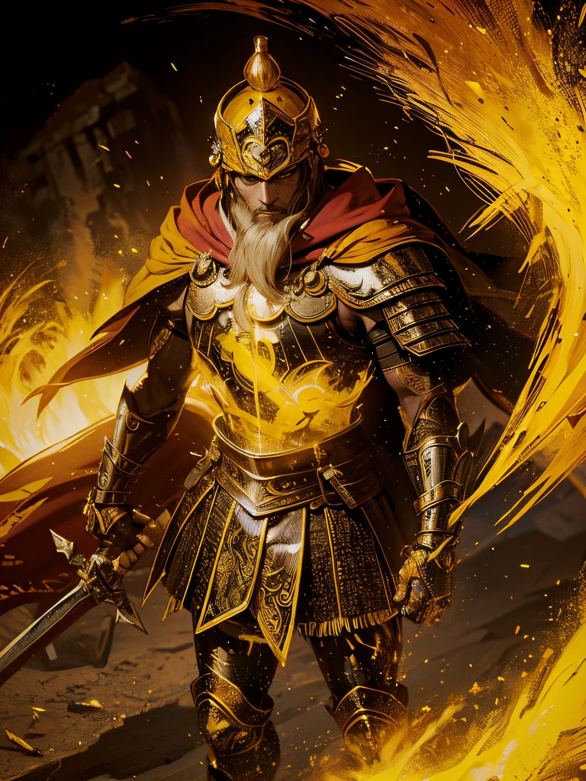 magical warrior, poderes amarelos