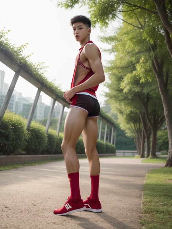 agers , very young , light-skin , wearing an dark red sexy underwear, tmasterpiece,k hd,the feet,Transparent sports vest,semi transparent,black long socks,The barefoot , red colour , handsome and cute , extreme cute boy , white skin , dark red underwear boxers shorts , extremely tall and cute boy ,oppa model , handsome model , full body , dark red boxers underwears short shorts , black socks , white light-skin , Chinese model , young boy , white skin , handsome and extremely cute , red boxers underwear shorts , long black socks , handsome model , at the park , jogging , model oppa , long legs , jogging , running , high knee black socks ,black long socks , stand up , extremely tall , extremely high , red underwears , red sports underwear , long black socks , clean and white legs , Chinese model , extremely long legs , looking at the camera , clean and white thigh , heavy bulge , kid face , baby face , wearing jacket , red underwears boxers , light and white skin , Chinese model,high school boy , chinese handsome face , korean handsome face , extremely white skin , handsome and pitiful face , cute and pitiful face , big bulge , handsome chinese model face , genshin tartaglia , genshin impact , tartaglia ajax