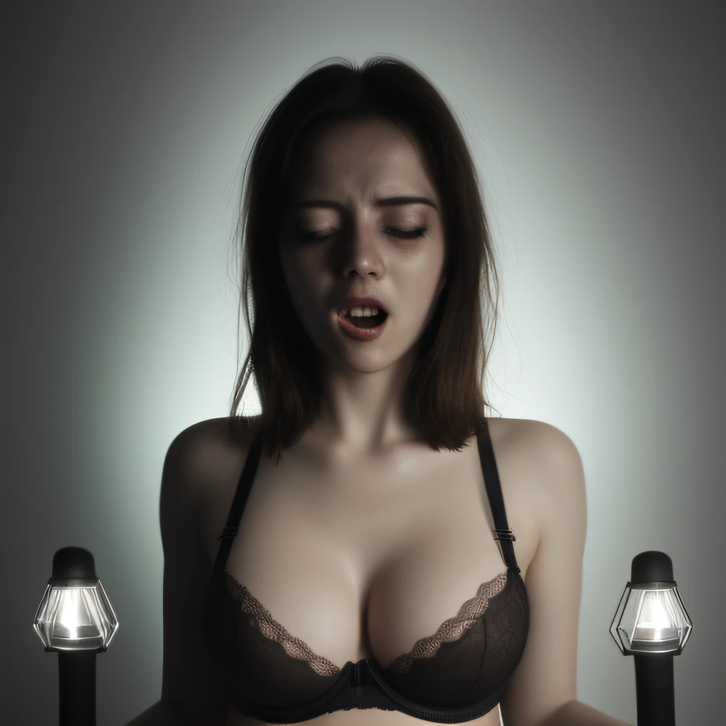 STABLE DIFFUSION 2.1 REALISTIC PHOTOREAL closup lingerie, ahegao pose, extreme detailed face, dark transparant lingery, Studiobeleuchtung, Sanftes Licht, Volumetrisch, Hintergrundbeleuchtung, nice lighting, Akzentbeleuchtung, Globale Beleuchtung, Globale Beleuchtung des Bildschirmraums, riding sextoy