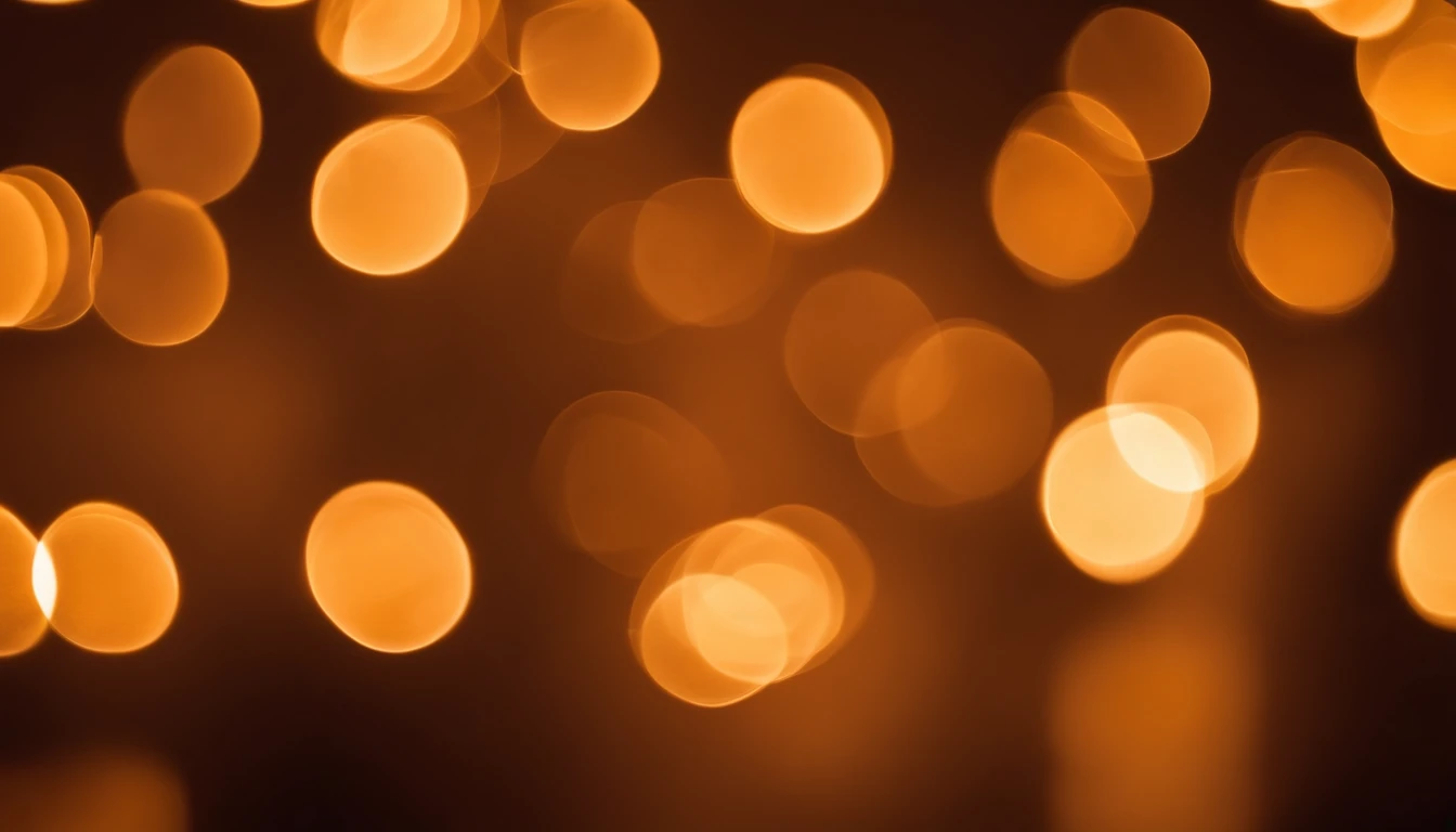 a detail shot of a softly lit, abstract bokeh pattern, showcasing the delicate and sparkling lights as a soft and magical background.