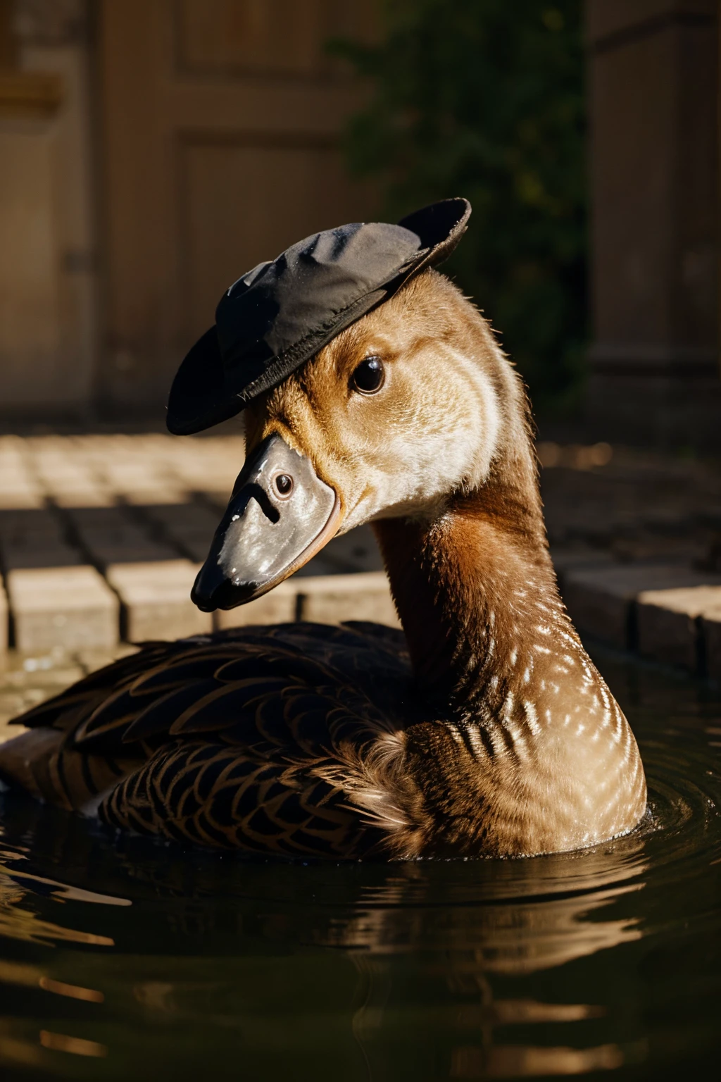 a duck in the style of the Renaissance period