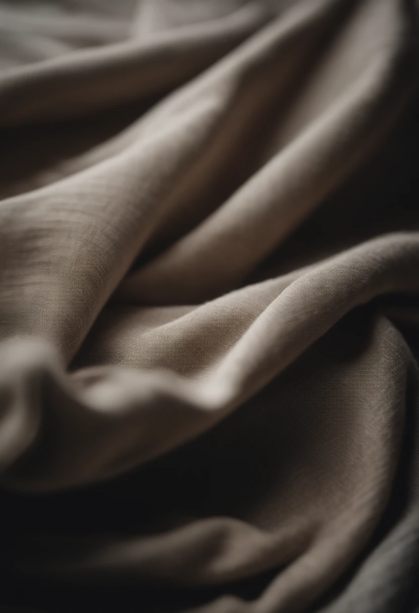 Capture an image of a soft, abstract textile or fabric, showcasing its gentle textures and muted color palette as a soft and cozy background