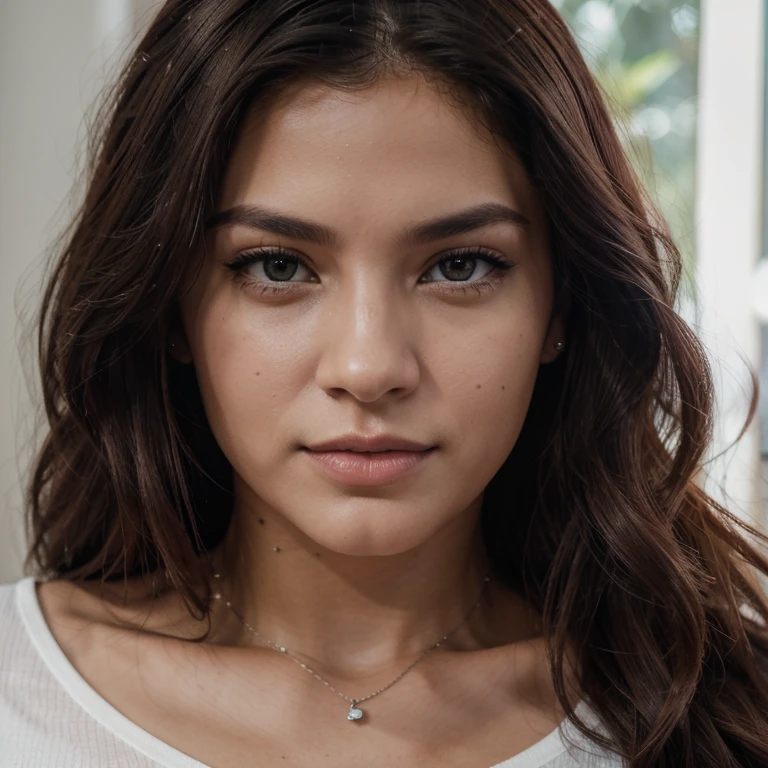 foto de (CyberDutch_V2:0.99), una mujer como una influenciadora sexy de TikTok, cabello de color negro y ojos verdes, Model session style (fondo de pantalla de 8k de CG unity extremadamente detallado), Photo of the most beautiful work of art in the world, majestuosa profesional (photograph by Steve McCurry), 8k uhd, dslr, soft illuminaotion, alta calidad, movie grain, Sharp focus Fujifilm XT3, f 5.6, detalle alto, foco nítido, dramatic (con una camiseta punk), (mirando al espectador: 1,2), (alumnos detallados: 1,3) , (luz natural), (primer plano: 1.2), (seductor)